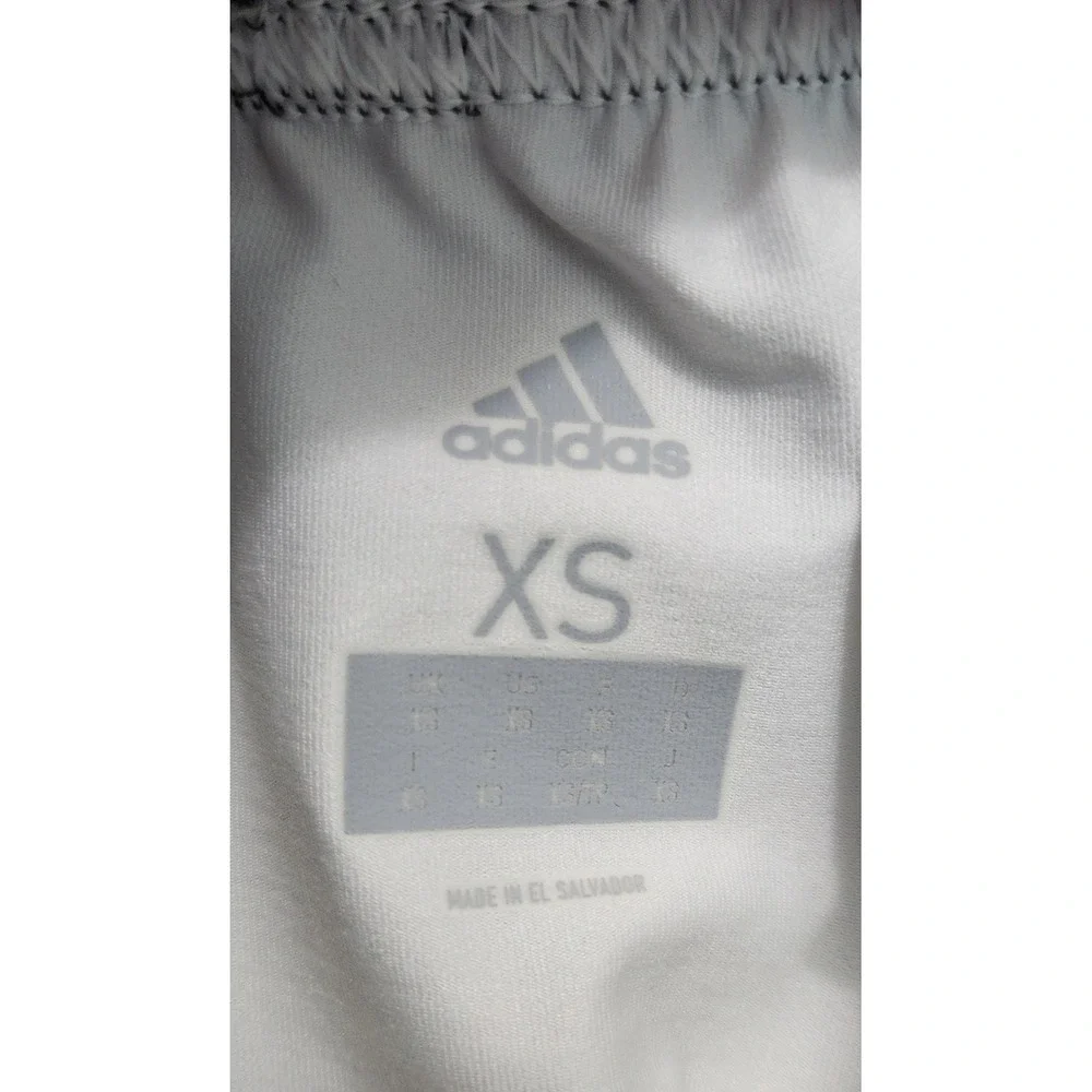 Adidas Boys XS Triple‎ Stripe Performance Slider w/ Cup White AEROREADY